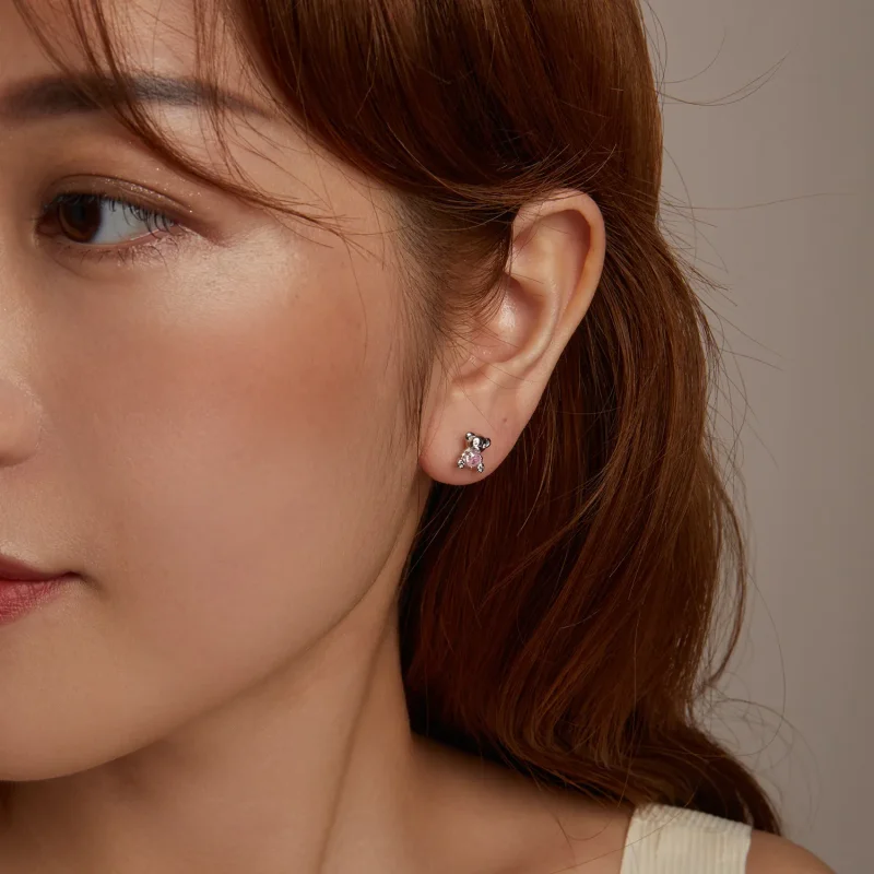 (slika za) PANDORA Style Love Bear Uhani - SCE1774 - Ogled 10