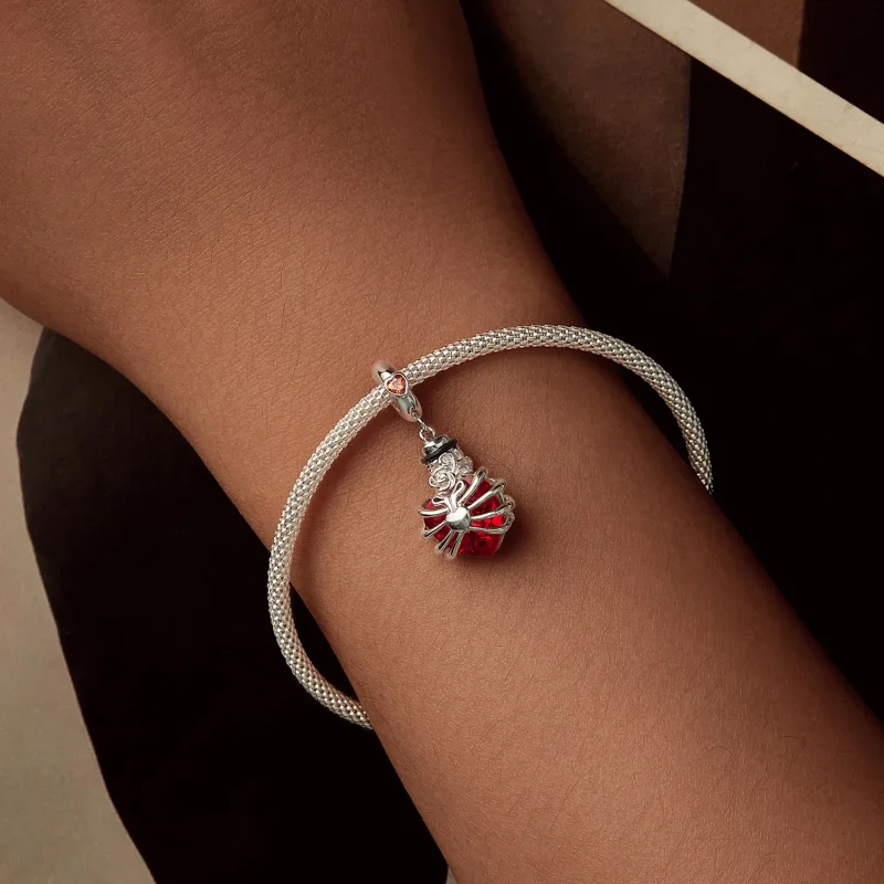 (slika za) PANDORA Style Memorial Rose Heart Red - BSC1058-RD - Ogled 5