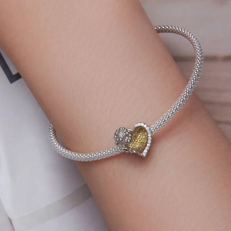 (slika za) PANDORA Style novembrski obesek s srcem iz rojstnega kamna - BSC660-11 - Ogled 6