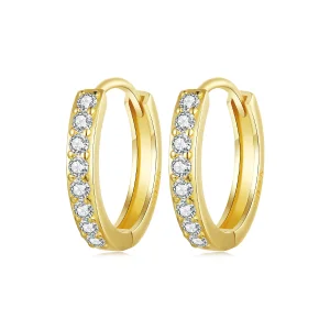 (slika za) PANDORA Style Preprosti srebrni uhani - BSE1060-BM