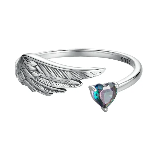 (slika za) PANDORA Style Wings Open Ring - SCR1070-E