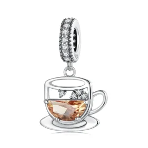 (slika za) PANDORA Style Zanimiv obesek za kavo - SCC2842