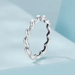 PANDORA Style Zvit kovinski prstan - SCR1047