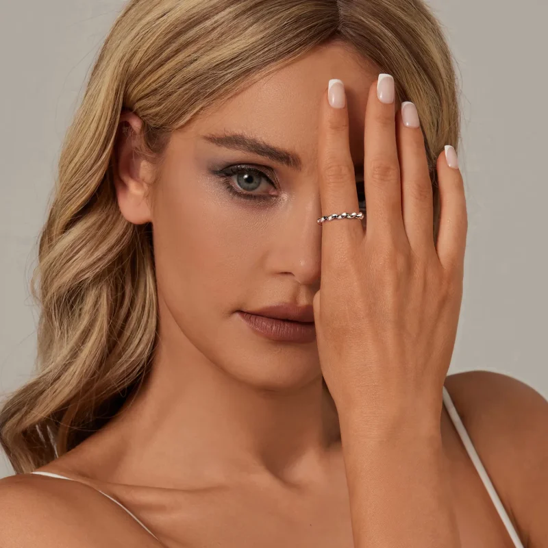 (slika za) PANDORA Style Zvit kovinski prstan - SCR1047 - Ogled 7