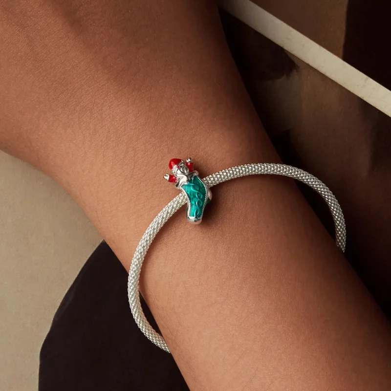 (slika za) Perle za božične nogavice v stilu PANDORA - SCC2915 - Ogled 6