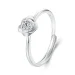 Prstan z vrtnico iz moissanita PANDORA Style 0,1ct (z enim certifikatom) - MSR054-E Prstan z vrtnico iz moissanita PANDORA Style 0,1ct (z enim certifikatom) - MSR054-E
