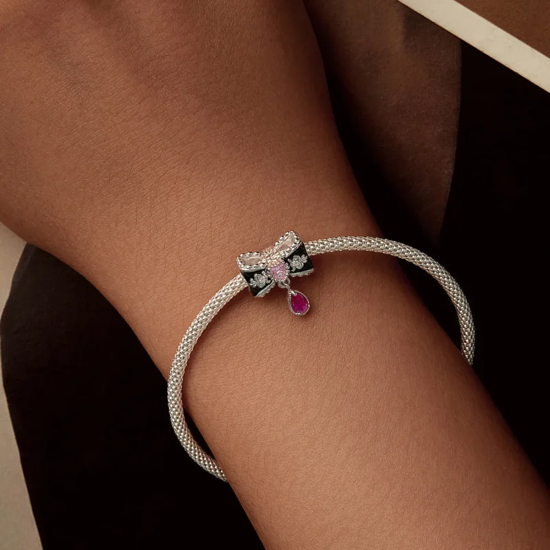 (slika za) Romantične pentlje v slogu PANDORA - BSC1055 - Ogled 6