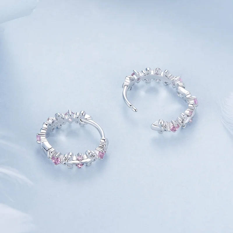 (slika za) Uhani s šarenico v stilu PANDORA - BSE1046 - Ogled 4