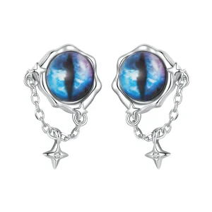 (slika za) Uhani s hudičevim očesom v stilu PANDORA - BSE1092