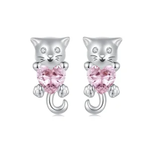 (slika za) Uhani s srčki v stilu PANDORA - SCE1773