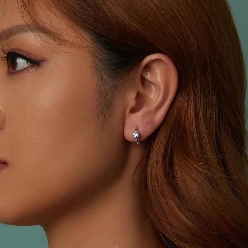 (slika za) Uhani v slogu PANDORA Srce morja - BSE1099 - Ogled 8