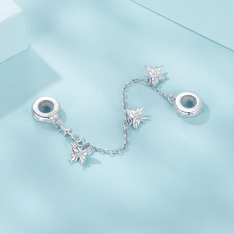 (slika za) Varnostna veriga v stilu metulja PANDORA - SCC2829 - Ogled 2