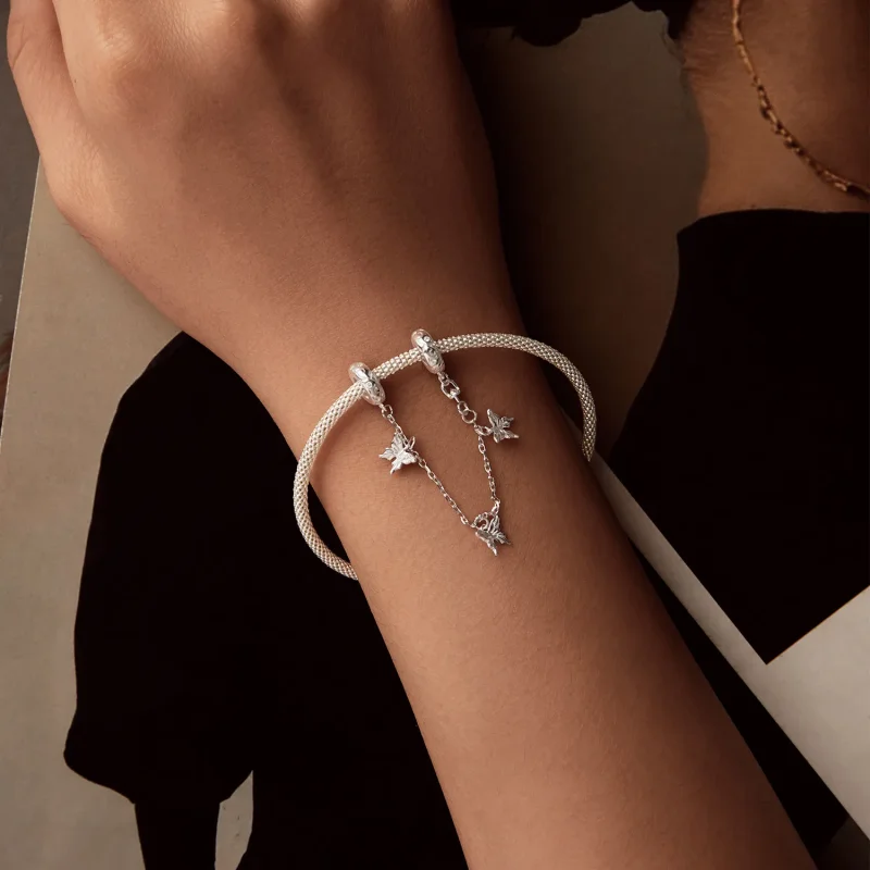 (slika za) Varnostna veriga v stilu metulja PANDORA - SCC2829 - Ogled 5