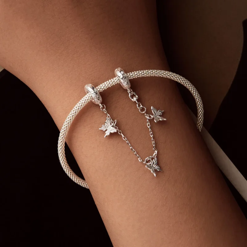 (slika za) Varnostna veriga v stilu metulja PANDORA - SCC2829 - Ogled 6