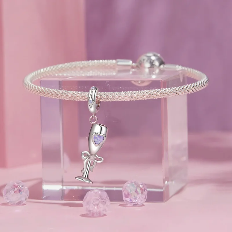 (slika za) Vintage obesek s čašo v stilu PANDORA - SCC2889 - Ogled 3