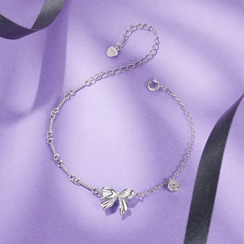 (slika za) Zapestnica s pentljo v stilu PANDORA - BSB187 - Ogled 2