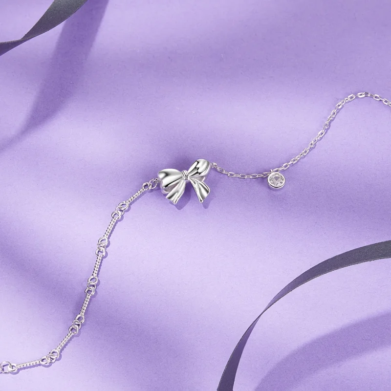 (slika za) Zapestnica s pentljo v stilu PANDORA - BSB187 - Ogled 4