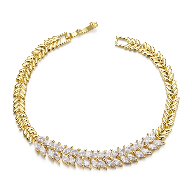 (slika za) Zapestnica z bleščečimi lističi v stilu PANDORA - YIB067-B - Slika izdelka