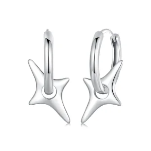 (slika za) Zvezdasti uhani v stilu PANDORA - BSE1083