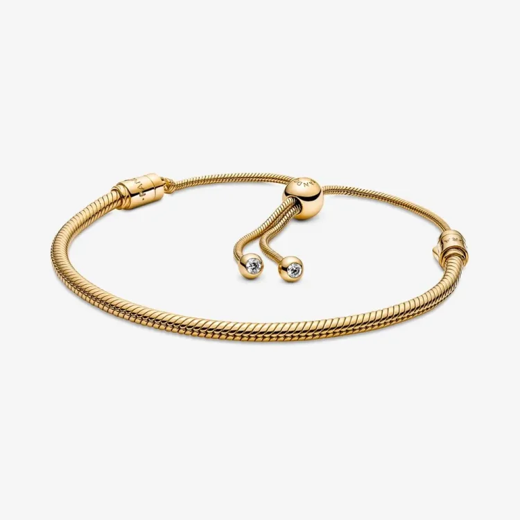 Drsna zapestnica Pandora Moments Snake Chain - 569652C01