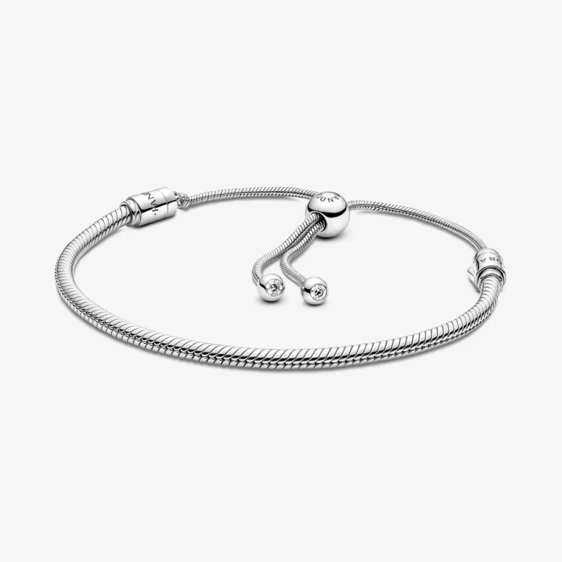 (slika za) Drsna zapestnica Pandora Moments Snake Chain - 599652C01 - Slika izdelka