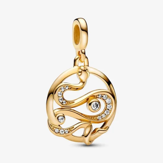 (slika za) Kačasti medaljon Pandora ME v slogu pavé - 762301C01