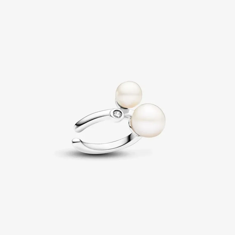 Manšeta za uho Pandora Duo Treated Freshwater Cultured Pearls - 293151C01