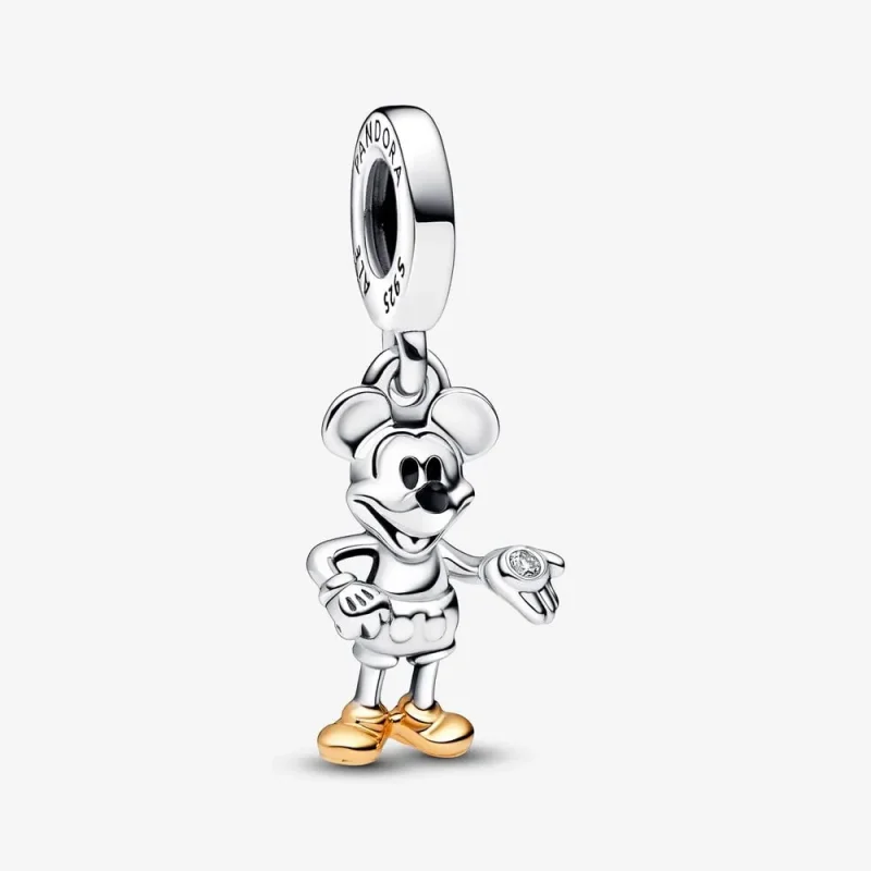 (slika za) Pandora Disney 100th Anniversary Mickey Mouse Laboratory Viseči diamantni obesek - 792812C01 - Slika izdelka