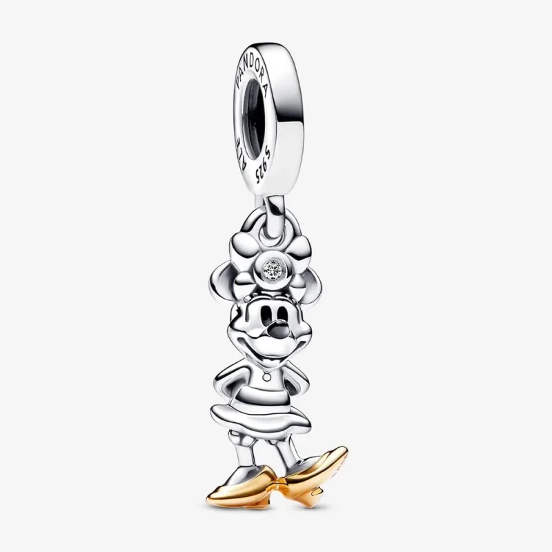(slika za) Pandora Disney 100th Anniversary Minnie Mouse Diamond Viseči obesek - 792559C01 - Slika izdelka