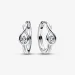 Pandora Infinite Laboratorijsko pridelani diamantni obročasti uhani 0,20 karata tw šterling srebro - 292412C01 Pandora Infinite Laboratorijsko pridelani diamantni obročasti uhani 0,20 karata tw šterling srebro - 292412C01