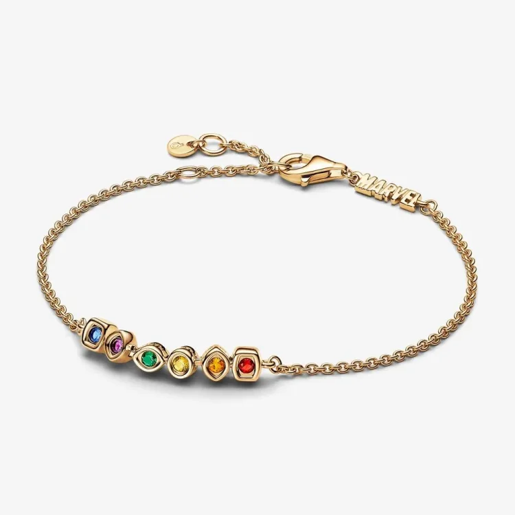 Pandora Marvel Zapestnica z verižico Maščevalci Infinity Stones - 562960C01