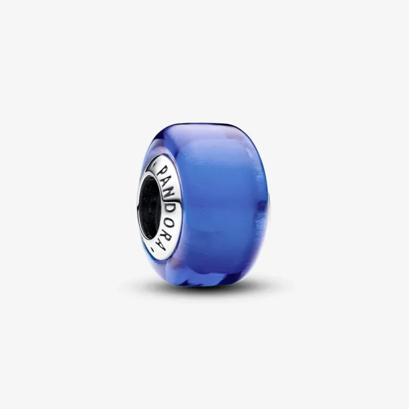 (slika za) PANDORA Mini obesek z modrim muranskim steklom - 793105C00