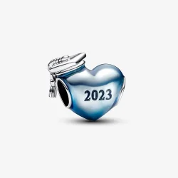 Pandora modra 2023 maturantski obesek s srcem - 792590C01