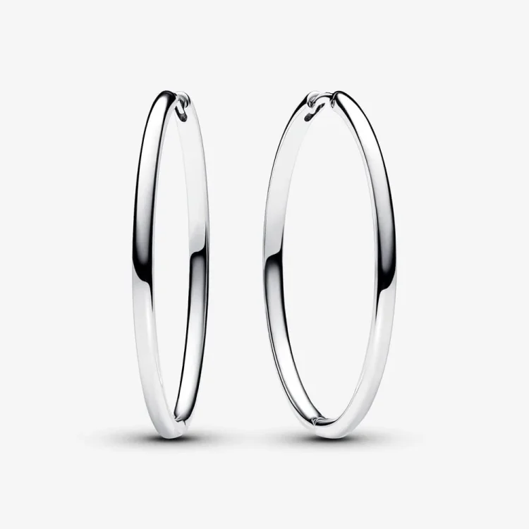 Pandora Moments 40 mm obročasti uhani - 293336C00