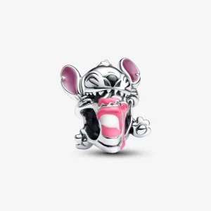 (slika za) PANDORA Obesek z Disneyjevim junakom Stitch in motivom rojstnodnevne torte - 793189C01