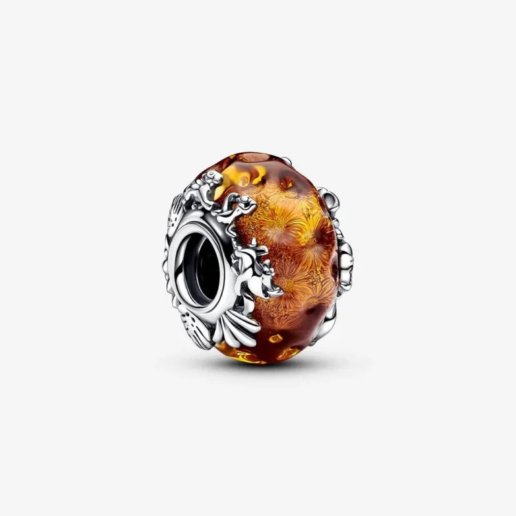 PANDORA Obesek z muranskim steklom in motivom Disneyjeve risanke Lion King - 793252C00