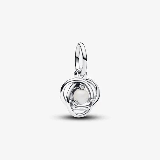 (slika za) Viseči obesek Eternity krog sladkovodnega kultiviranega bisera Pandora junija - 793125C06