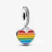 Viseči obesek Pandora Pride Rainbow Heart - 792017CZ_E029 Viseči obesek Pandora Pride Rainbow Heart - 792017CZ_E029
