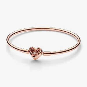 (slika za) Zapestnica Pandora Moments Heart & Butterfly - 582594C01