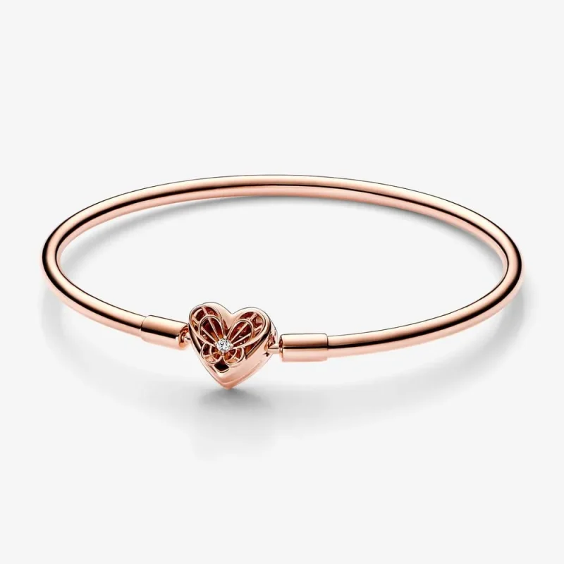 (slika za) Zapestnica Pandora Moments Heart & Butterfly - 582594C01 - Slika izdelka