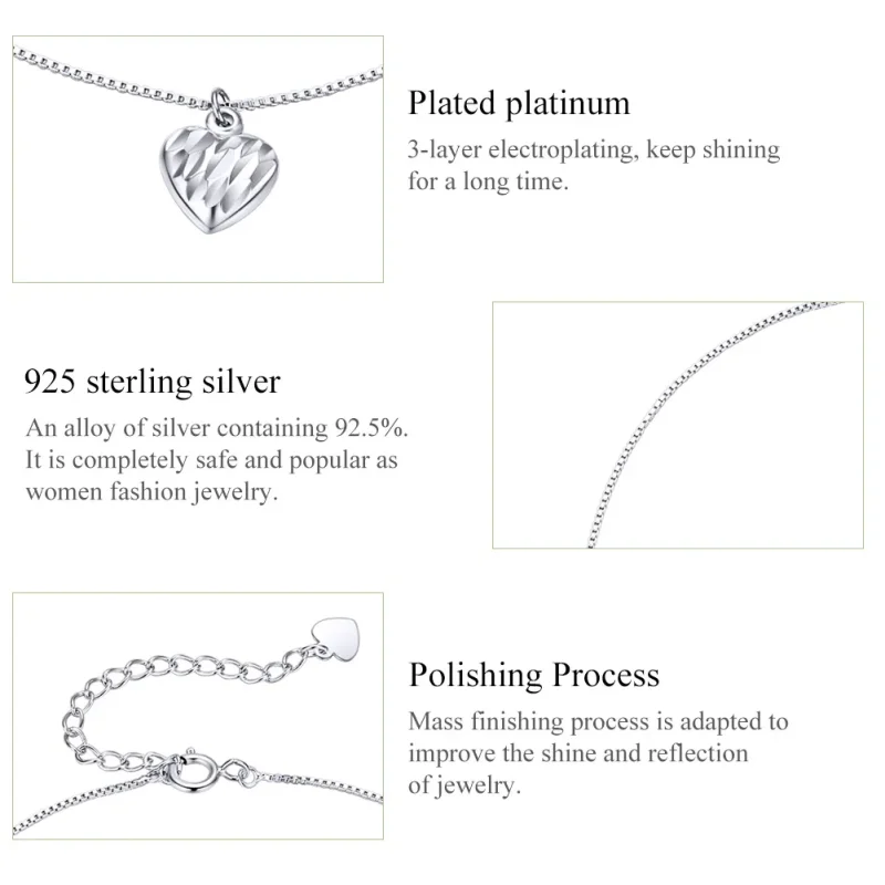 (slika za) Srebrni čudoviti ljubezenski gležnjar v stilu Pandora - SCT013 - Ogled 6