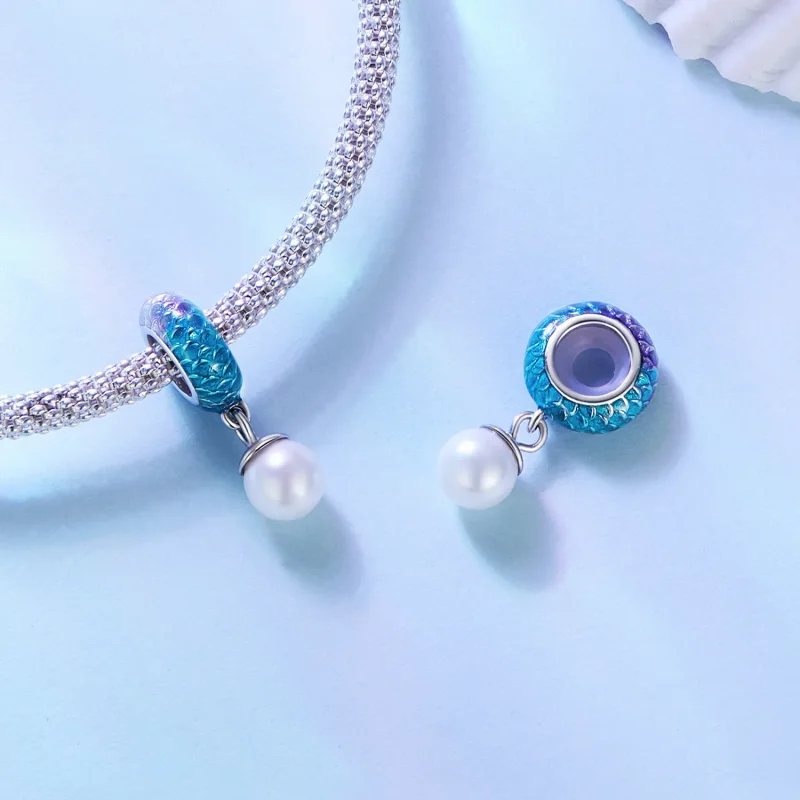 (slika za) Distančnik za ribje luske v stilu Pandora - BSC875 - Ogled 4