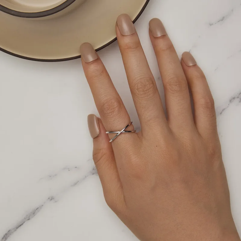 (slika za) Križni prstan v stilu Pandora - SCR543-A - Ogled 3