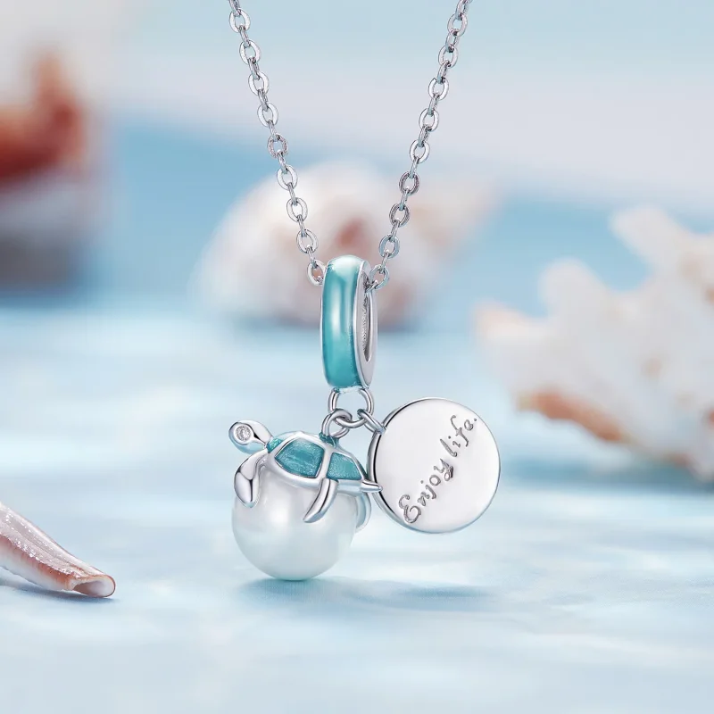 (slika za) Obesek v stilu Pandora Enjoy Life of Sea Turtles - SCC2506 - Ogled 2