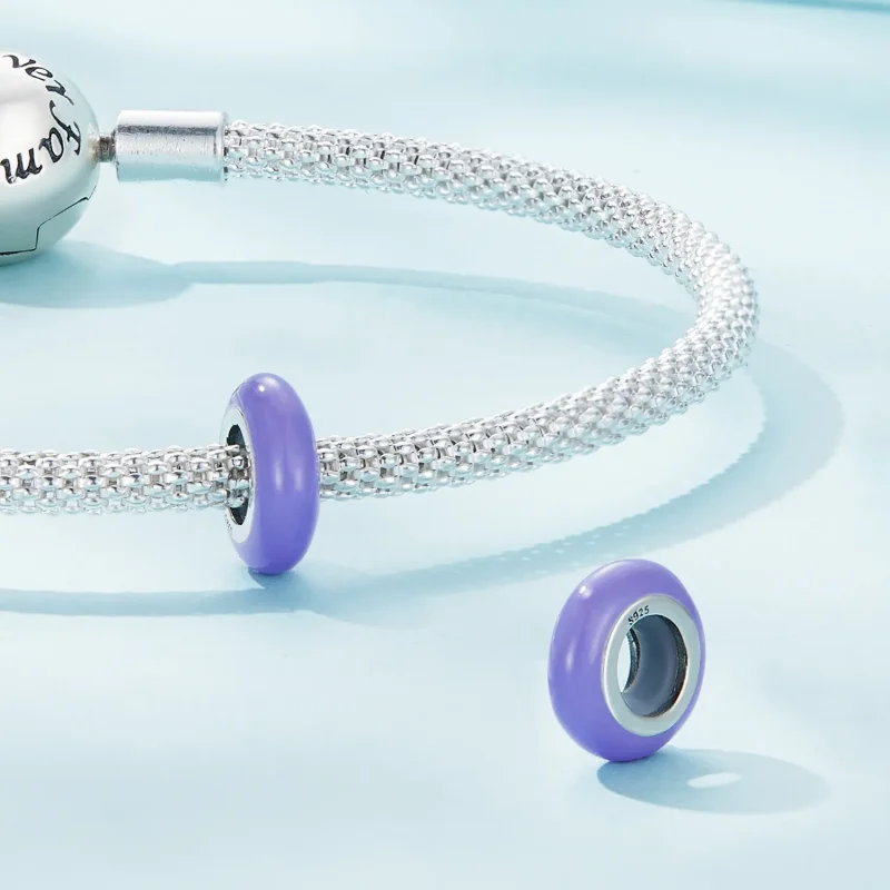 (slika za) Obesek z distančniki iz silikagela v stilu Pandora - SCC1450-BP - Ogled 4