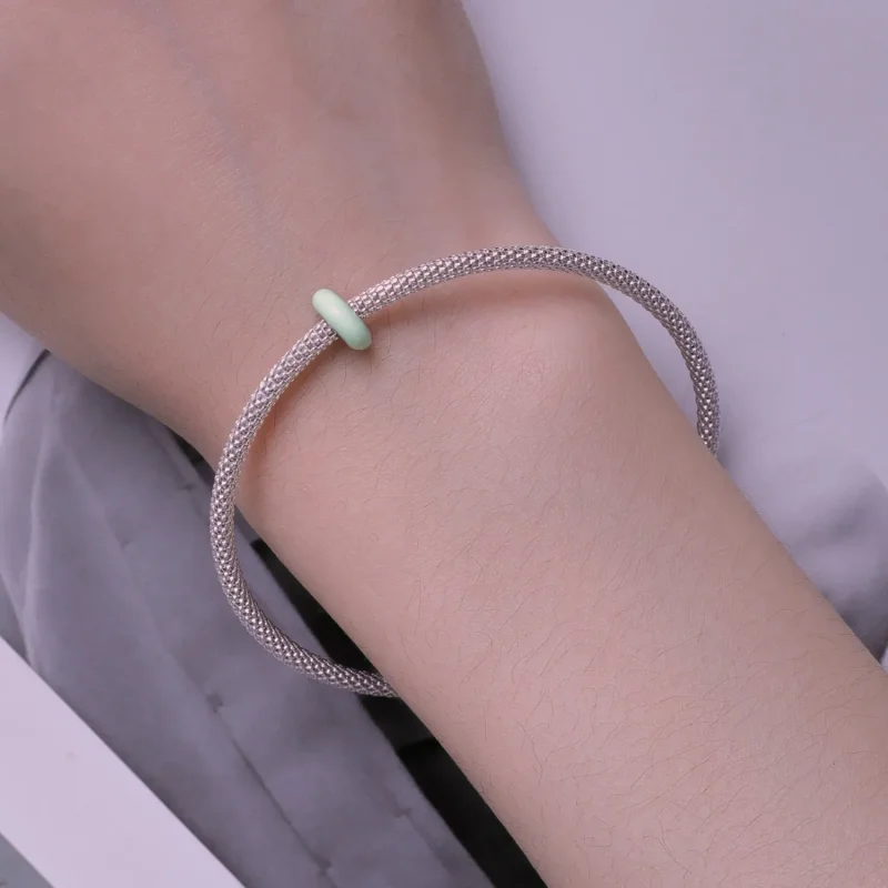 (slika za) Obesek z distančniki iz silikagela v stilu Pandora - SCC1450-LG - Ogled 6