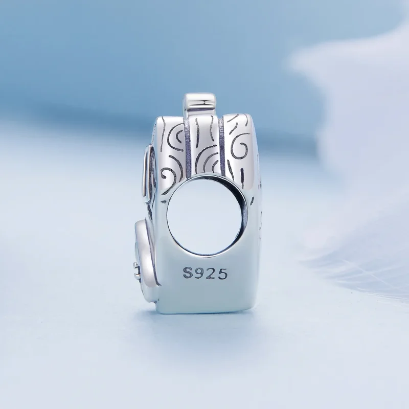 (slika za) Obesek za hišo v slogu Pandora v obliki srca - BSC871 - Ogled 3