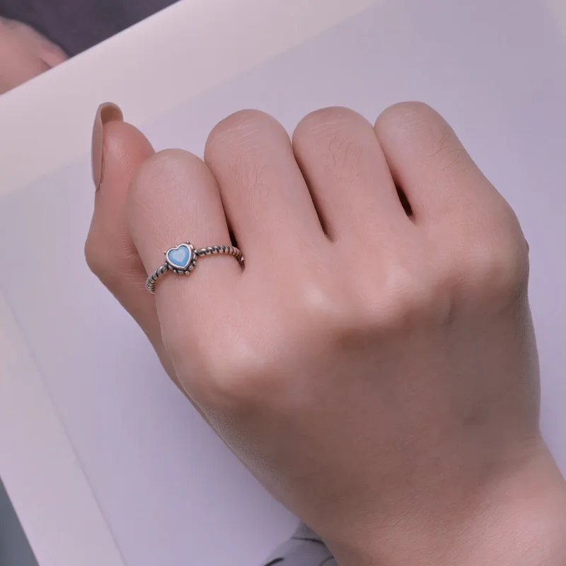 (slika za) Odprt prstan v obliki srca Pandora Style - SCR927 - Ogled 5