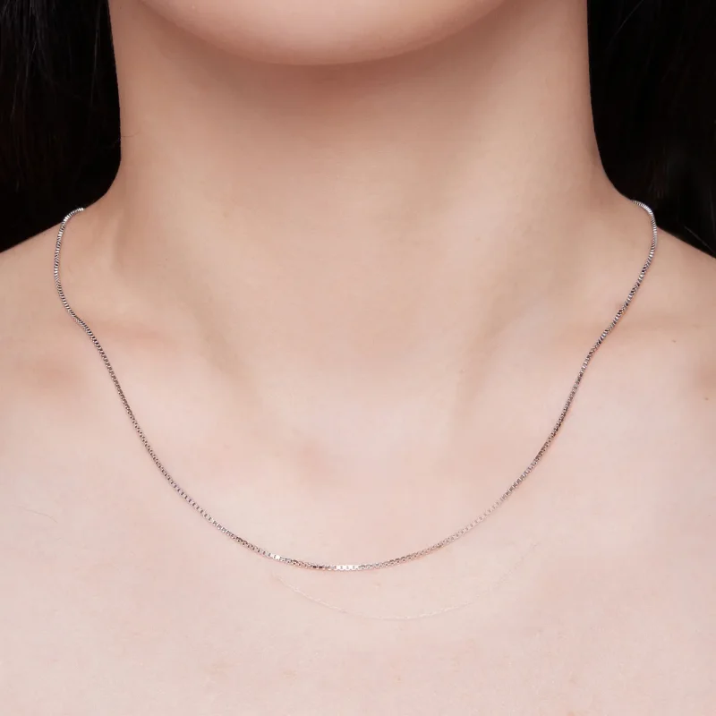 (slika za) Ogrlica z verigo Pandora Style 0.8 Boxchain Basics - SCA024 - Ogled 4