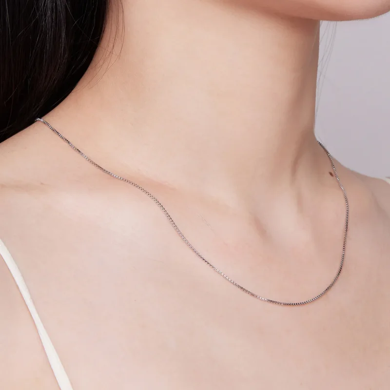 (slika za) Ogrlica z verigo Pandora Style 0.8 Boxchain Basics - SCA024 - Ogled 5